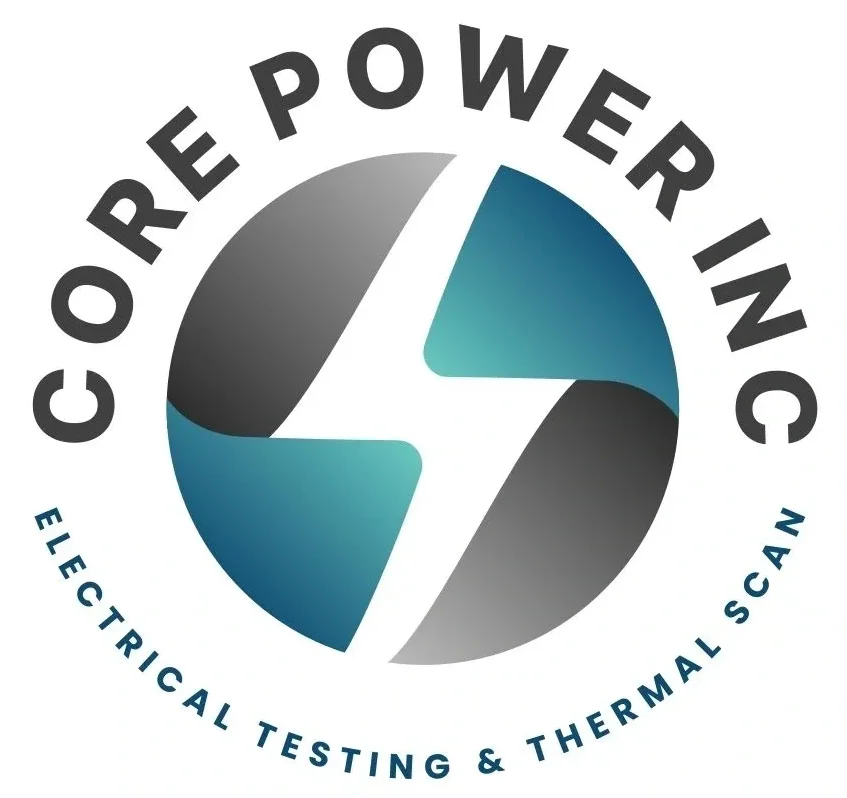 Logo of Core Power Inc, featuring a stylized lightning bolt and circular design.